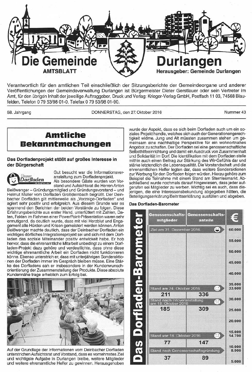 Amtsblatt vom 27.10.2016