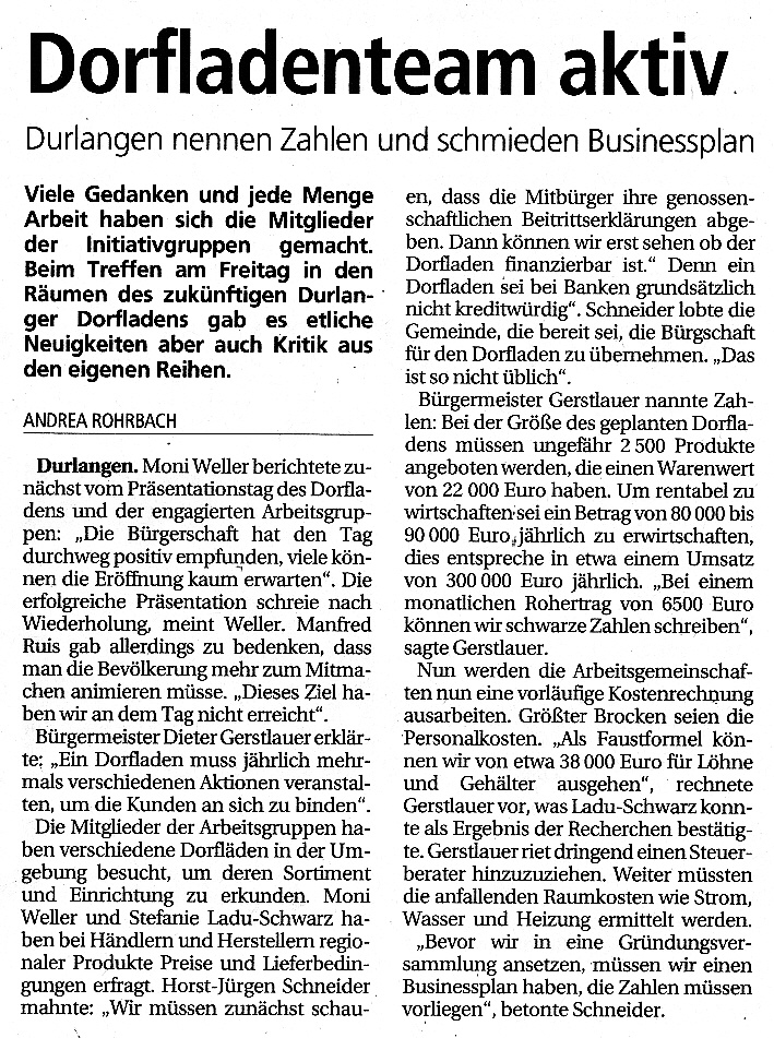 Gmünder Tagespost vom 21.07.2015