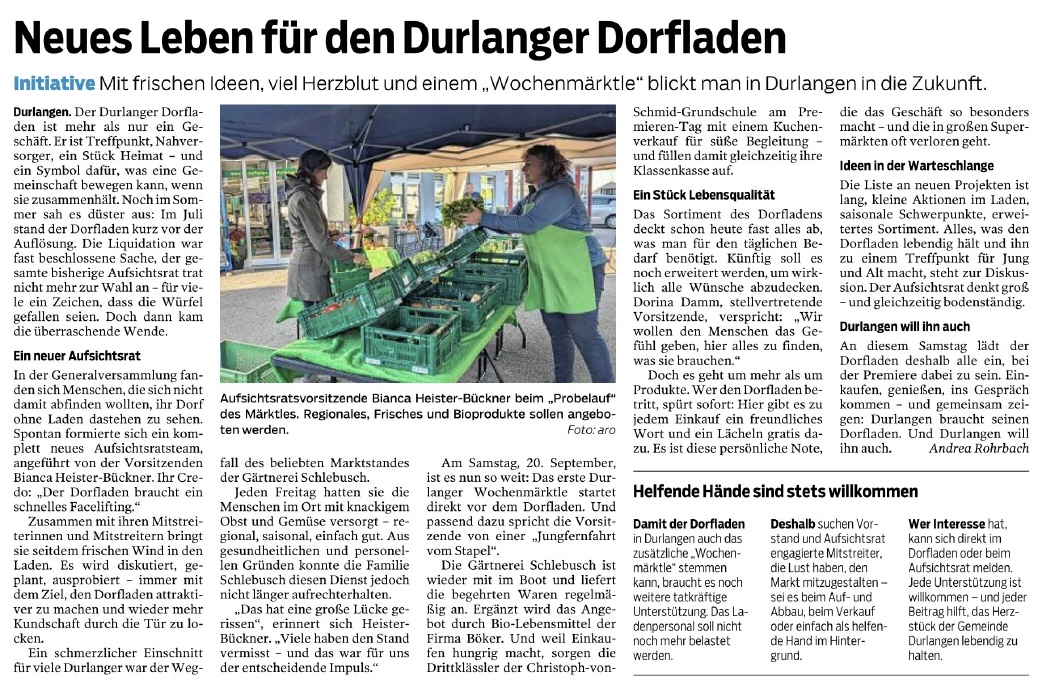 Gmünder Tagespost vom 16.09.2025